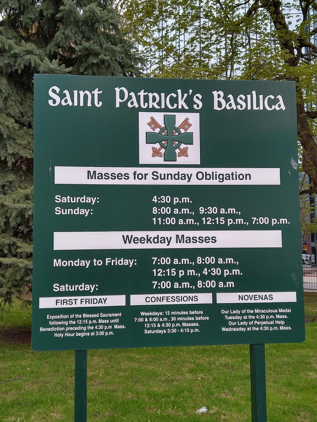 Saint Patricks Basilica | 220 Kent St, Ottawa, ON K1R 5G2, Canada | Phone: (613) 233-1125