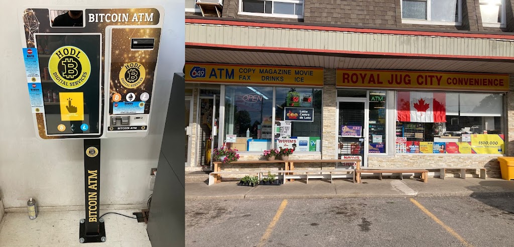 HODL Bitcoin ATM - Royal Jug City | 294 Queen St, Acton, ON L7J 1P8, Canada | Phone: (416) 840-5444