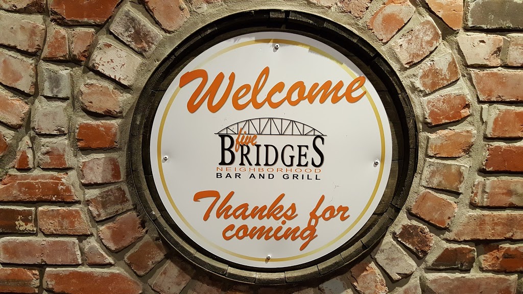 Five Bridges Bar & Grill | 121 Pine Glen Rd, Riverview, NB E1B 1V5, Canada | Phone: (506) 384-0992