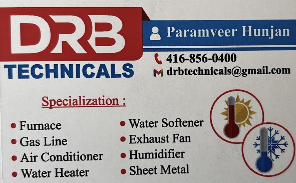 DRB Technicals- HVAC Heating and Cooling | 8 Price St, Brantford, ON N3T 5L5, Canada | Phone: (416) 856-0400