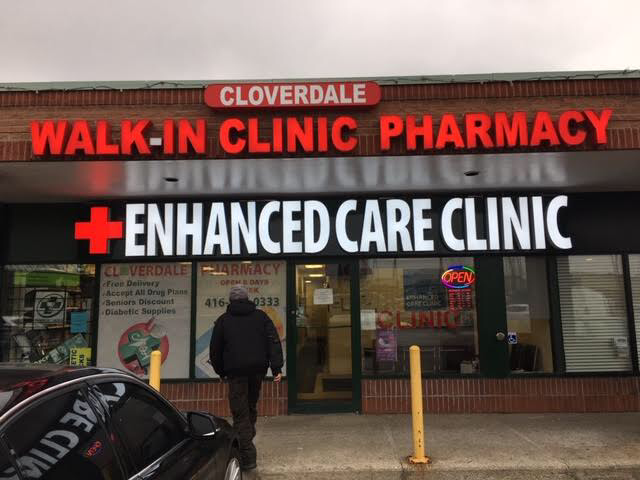 Enhanced Care Cloverdale Walk-in Clinic | 225 The East Mall, Etobicoke, ON M9B 6J1, Canada | Phone: (416) 231-7743