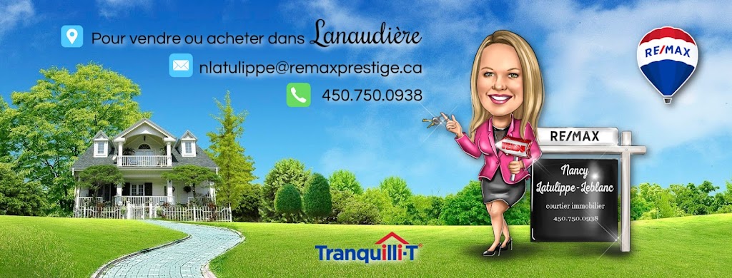 Nancy Latulippe-Leblanc courtier immobilier - RE/MAX Prestige | 10 Rue Wilfrid Ranger, Saint-Charles-Borromée, QC J6E 8M7, Canada | Phone: (450) 750-0938