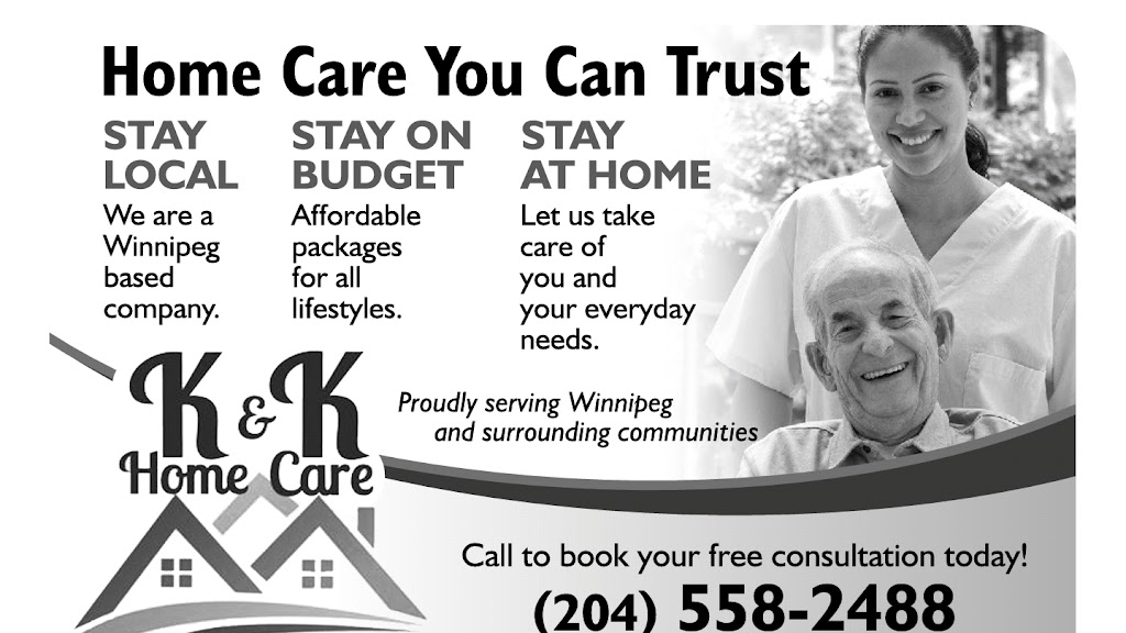 K & K Home Care | 70 Tackaberry Way, Winnipeg, MB R3W 0K8, Canada | Phone: (204) 558-2488