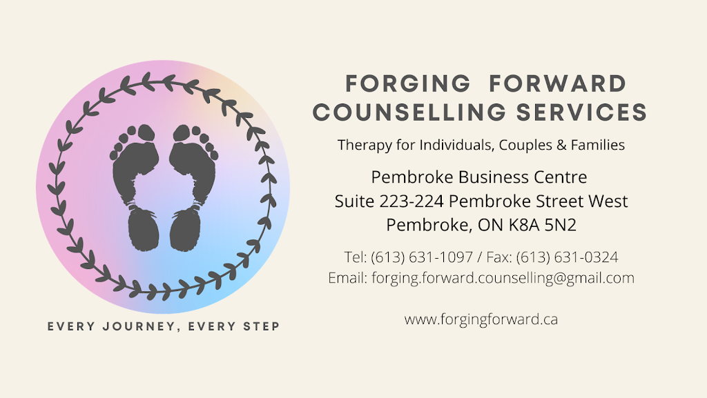 Forging Forward Counselling Services (Lisa Bowman) | 224 Pembroke St W Suite 223, Pembroke, ON K8A 5N2, Canada | Phone: (613) 631-1097