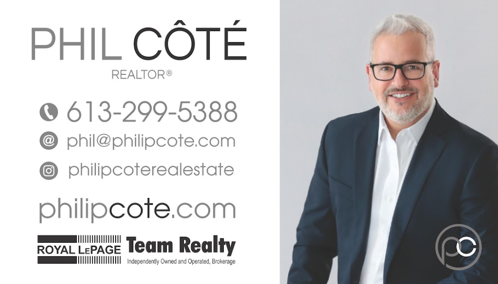 Phil Cote, BROKER® | Box 803, 5510 Manotick Main St, Ottawa, ON K4M 1A7, Canada | Phone: (613) 299-5388