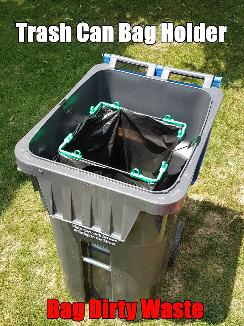 BagEZ trash can bag holder multi purpose | 74 Parkside Dr, Brampton, ON L6Y 2G9, Canada | Phone: (647) 608-1607