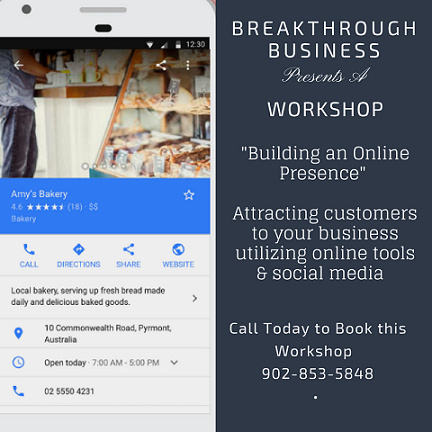 Breakthrough Business (BTB) C/O David Gamble | 454 Main Street, 1360 Oleary Rd, OLeary, PE C0B 1V0, Canada | Phone: (902) 853-5848