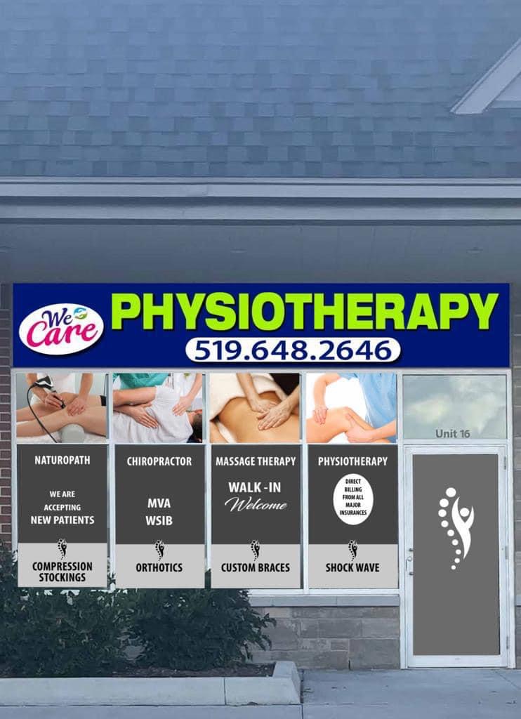 WE CARE PHYSIOTHERAPY | 10 Townsend Dr Unit 16, Breslau, ON N0B 1M0, Canada | Phone: (519) 648-2646