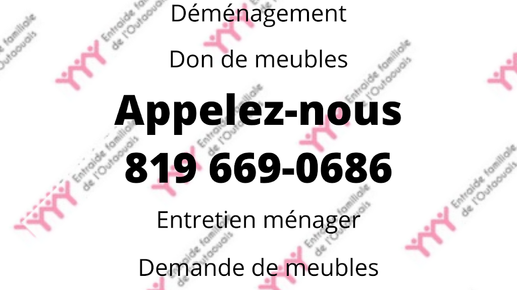 Entraide familiale de lOutaouais | 396 Rue Notre Dame, Gatineau, QC J8P 1L5, Canada | Phone: (819) 669-0686