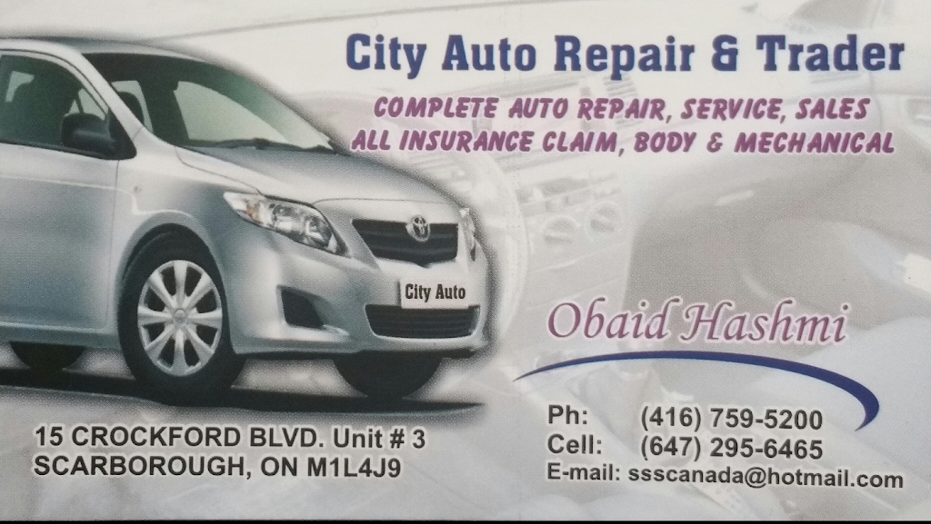 City Auto Repair & Traders. | 15 Crockford Blvd Unit 3, Scarborough, ON M1L 4J9, Canada | Phone: (416) 759-5200