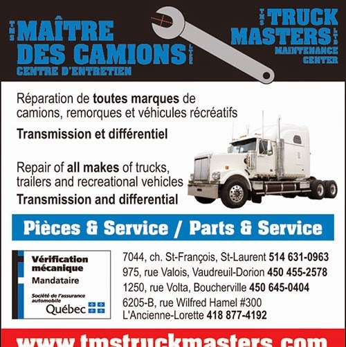 T.M.S Truckmasters Ltd. - Saint-Laurent | 7044 Chemin St François, Saint-Laurent, QC H4S 1B7, Canada | Phone: (514) 631-0963