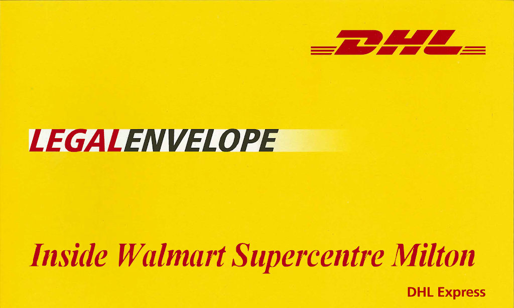 DHL Authorized Shipping Centre(inside Walmart) 7 days a week | 1280 STEELES AVE. E Located in: Walmart Milton Supercentre, Milton, ON L9T 6R1, Canada | Phone: (905) 875-5001