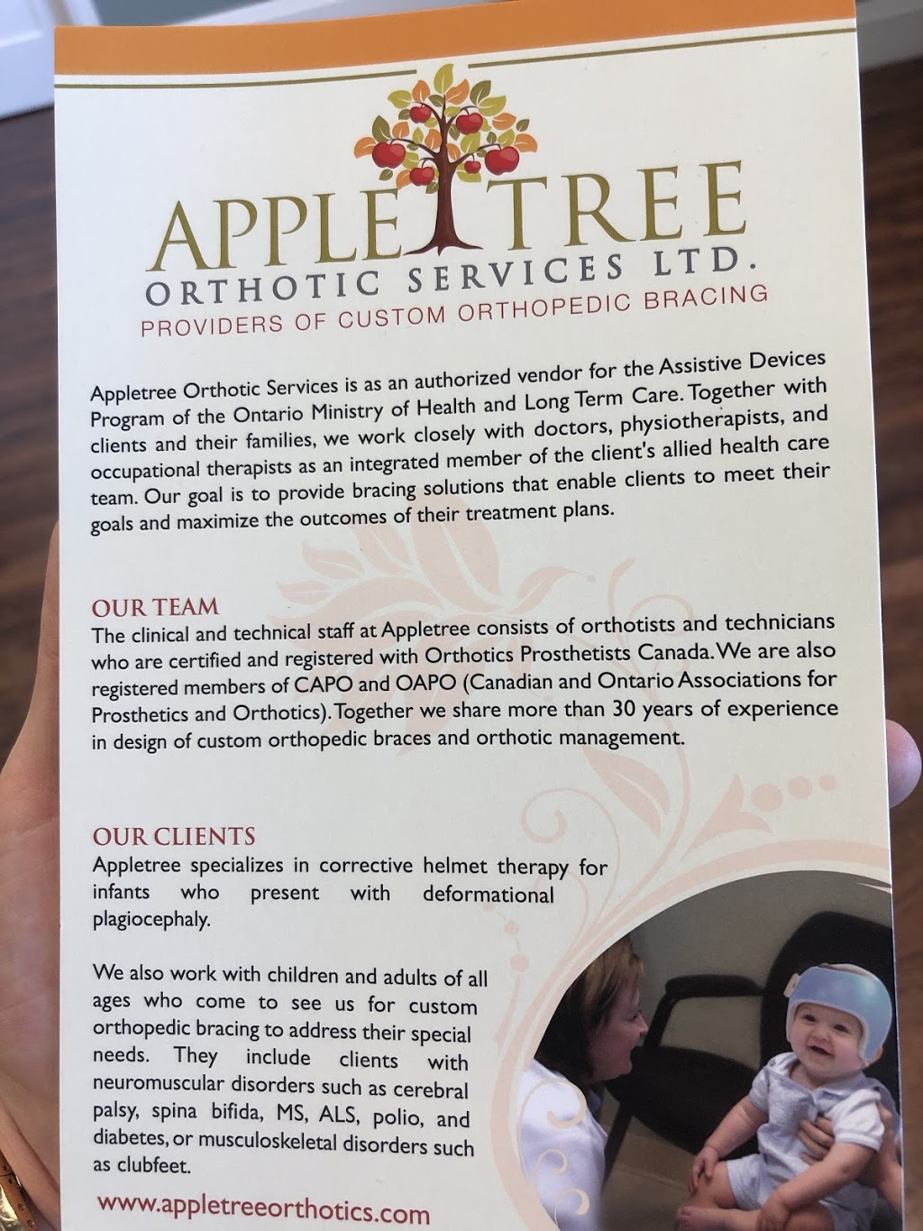 Appletree Orthotic Servies Ltd | 9401 Jane Street, Entrance A, Unit 325, Vaughan, ON L6A 4H7, Canada | Phone: (905) 631-1616