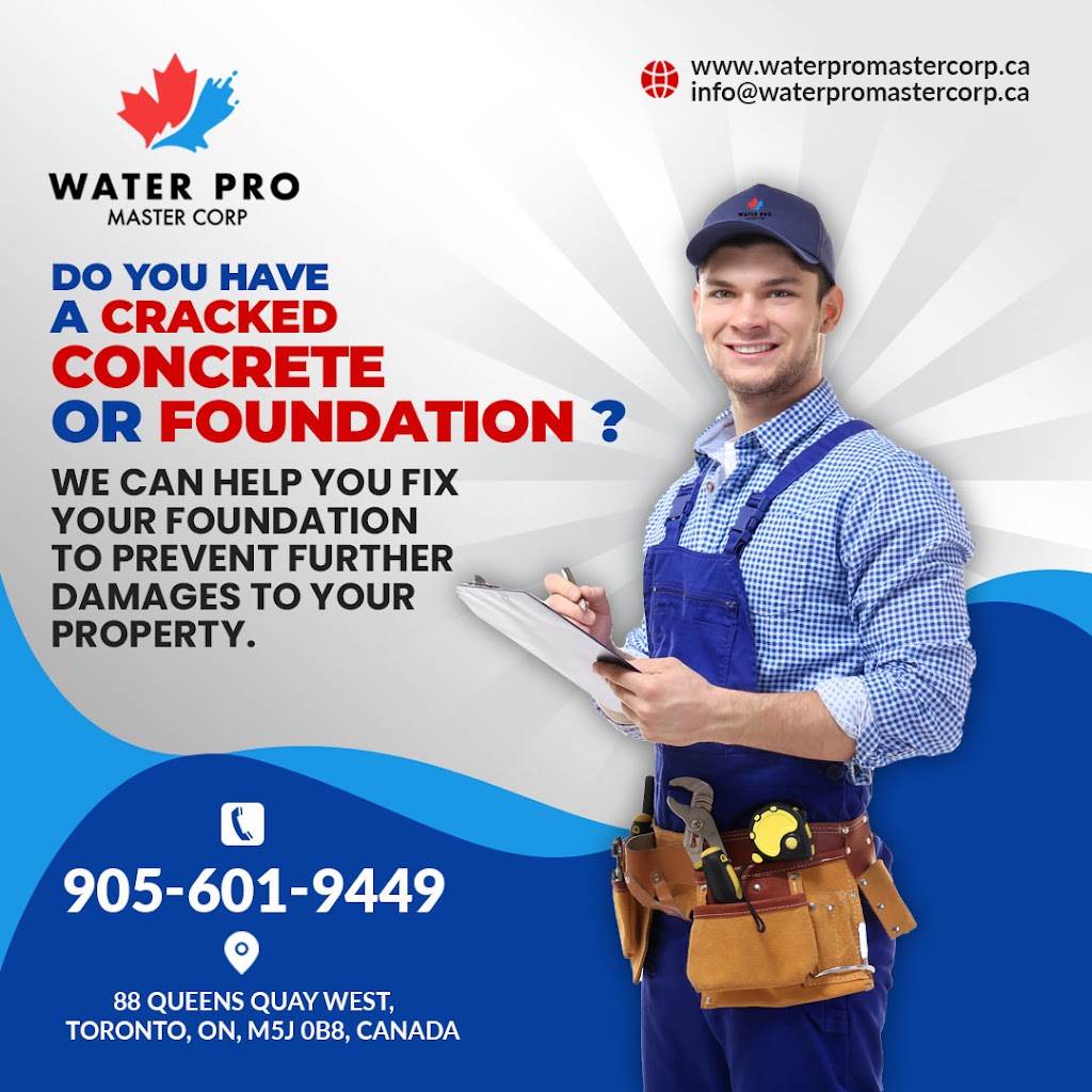 Waterpro Master Basement Waterproofing Toronto | 88 Queens Quay W Suite 2500, Toronto, ON M5J 0B6, Canada | Phone: (905) 601-9449