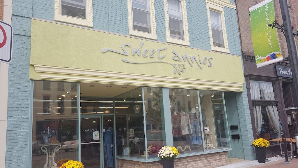 Sweet Annies | 62 Kent St W, Lindsay, ON K9V 2Y2, Canada | Phone: (705) 878-5811