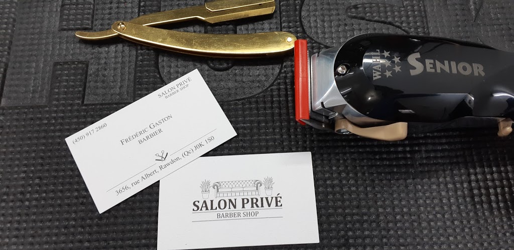 Salon Privé - Barbershop | 3656 Rue Albert, Rawdon, QC J0K 1S0, Canada | Phone: (450) 917-2860