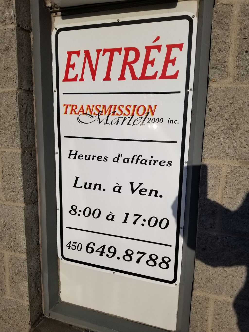 réparation transmission martel | 951 Rue Coulombe local b, Sainte-Julie, QC J3E 0C2, Canada | Phone: (450) 649-8788