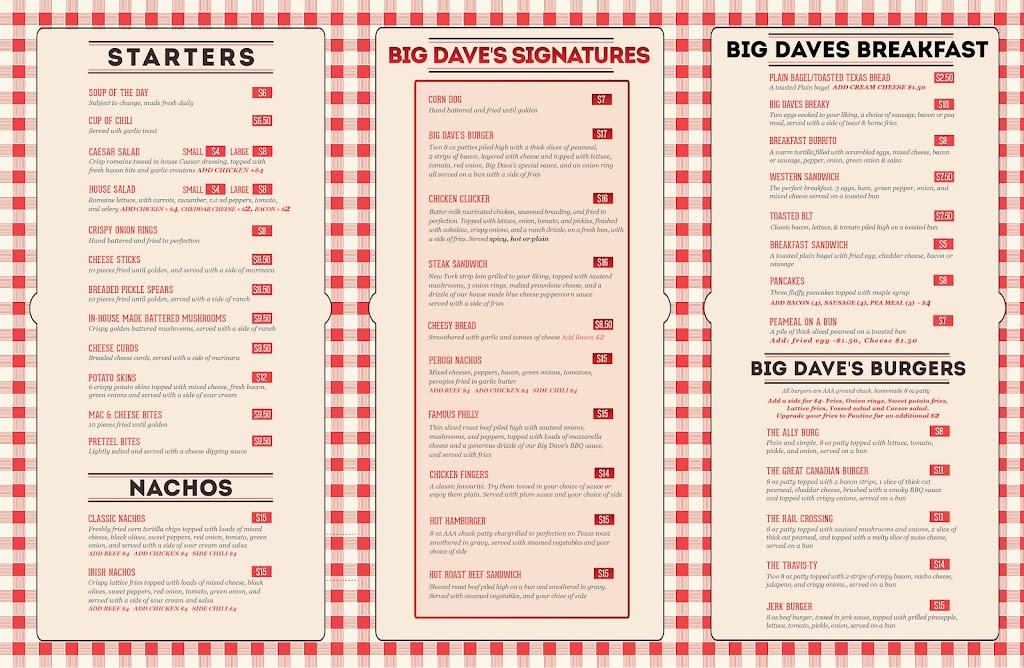 Big Daves Diner | 545 Durham Regional Hwy 47, Uxbridge, ON L9P 1R1, Canada | Phone: (905) 862-0444