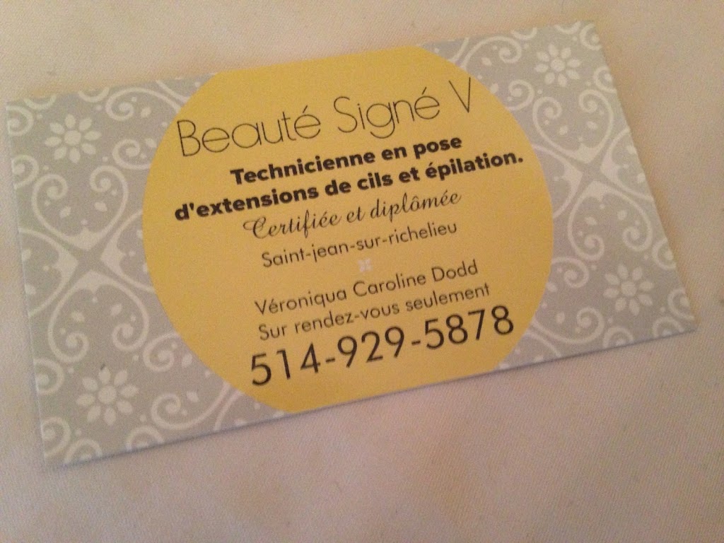 Beauté signé V | 131 Rue Jacques-Cartier N Suite 1, Saint-Jean-sur-Richelieu, QC J3B 6S7, Canada | Phone: (514) 929-5878