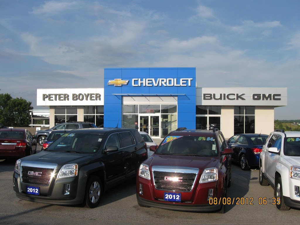 Peter Boyer Chevrolet Buick GMC | 617 Service Road, Napanee, ON K7R 3L4, Canada | Phone: (613) 354-2166
