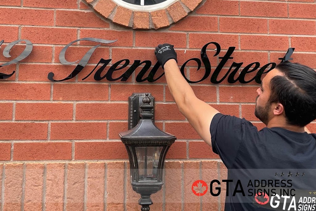 GTA Address Signs | 347 Busato Dr, Whitchurch-Stouffville, ON L4A 4V1, Canada | Phone: (647) 951-2414