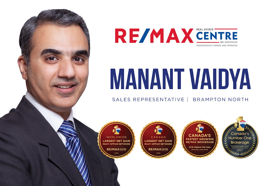 Manant Vaidya Real Estate Agent REALTOR® Sales Representative RE/MAX | Brampton, ON L6X 0B4, Canada | Phone: (437) 772-7702