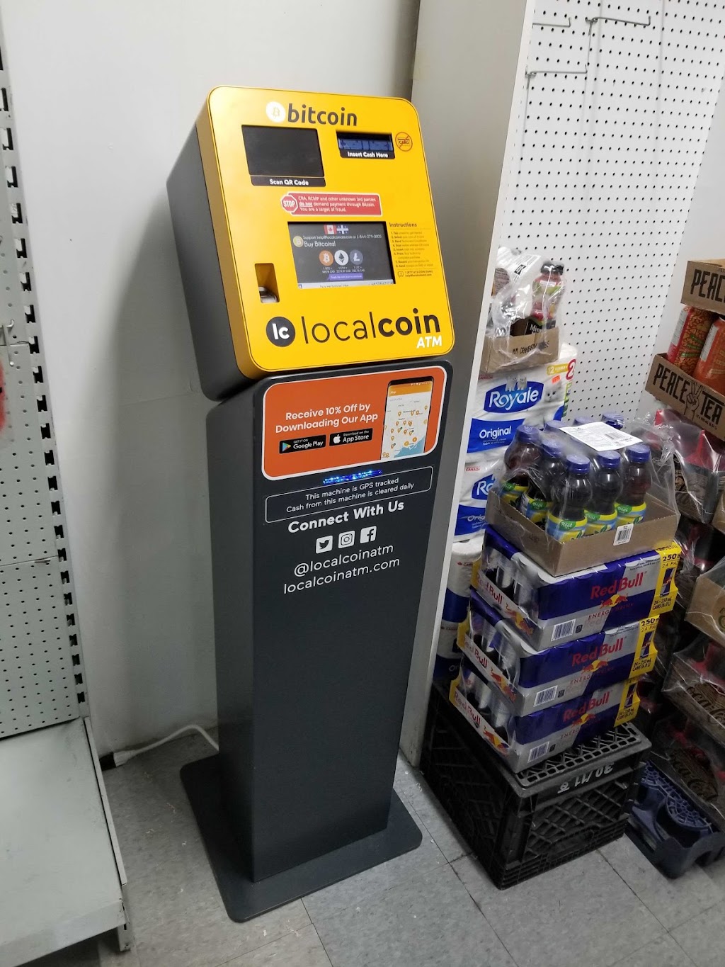 Localcoin Bitcoin ATM - A1 Convenience | 151 Morningside Ave, Scarborough, ON M1E 3C8, Canada | Phone: (877) 412-2646