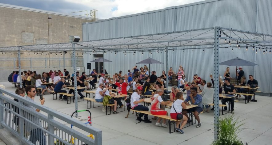 The Beergarden at Collective Arts Brewing | 207 Burlington St E, Hamilton, ON L8L 4H2, Canada | Phone: (289) 426-2374