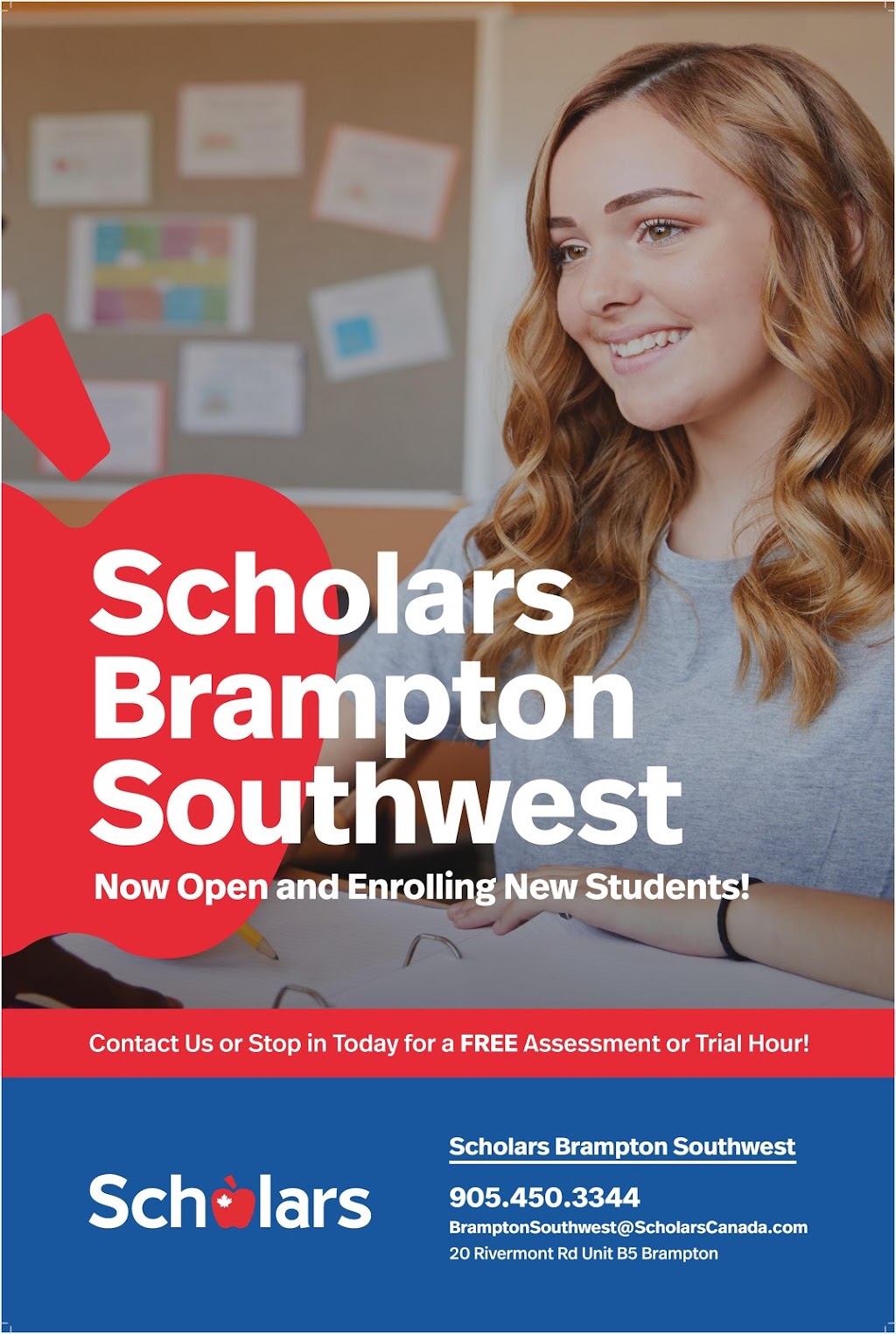 Scholars Education | 20 Rivermont Rd Unit B-5, Brampton, ON L6Y 6G7, Canada | Phone: (905) 450-3344