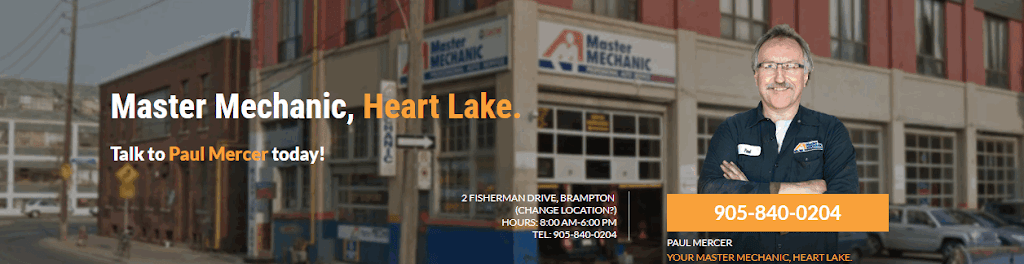 Master Mechanic Heart Lake | 2 Fisherman Drive, Brampton, ON L7A 1B5, Canada | Phone: (905) 840-0204