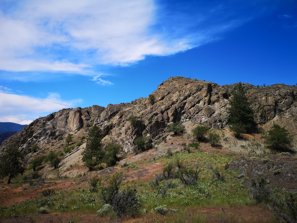 Peach Cliff Hike Trail Head | 3860-4094 McLean Creek Rd, Okanagan Falls, BC V0H 1R1, Canada