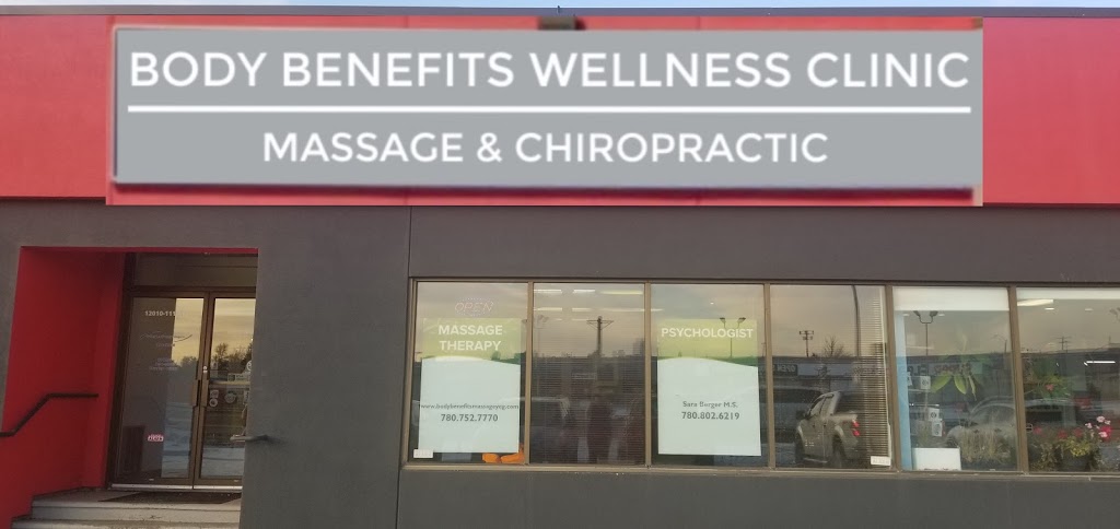 BODY BENEFITS WELLNESS CLINIC | 12008 111 Ave NW, Edmonton, AB T5G 0E6, Canada | Phone: (780) 752-7770