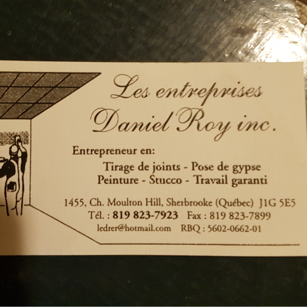 Les Entreprises Daniel Roy inc. | 1455 Chemin Moulton Hill, Sherbrooke, QC J1G 5E5, Canada | Phone: (819) 823-7923