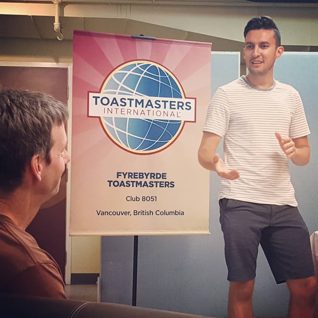 Fyrebyrde Toastmasters Club | 1440 W 12th Ave, Vancouver, BC V6H 1M8, Canada | Phone: (778) 908-3732