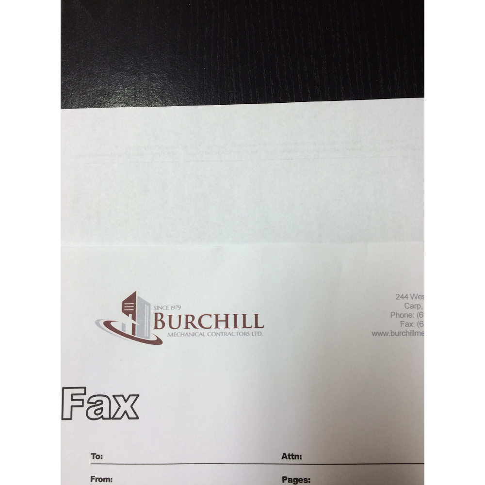 Burchill Mechanical Contractors Ltd | 244 Westbrook Rd, Carp, ON K0A 1L0, Canada | Phone: (613) 831-6624