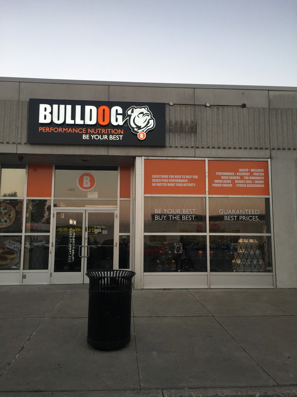 Bulldog Nutrition Brampton | 543 Steeles Ave E #2, Brampton, ON L6W 4S2, Canada | Phone: (905) 454-2901