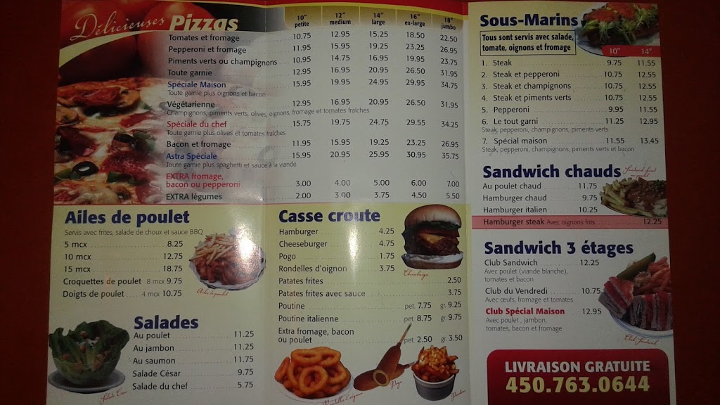 Pizzeria Du Lac | 27 QC-201, Coteau-du-Lac, QC J0P 1B0, Canada | Phone: (450) 763-0644