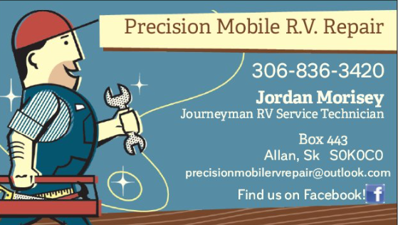 Precision Mobile R.V. Repair | 401 Clayton, Allan, SK S0K 0C0, Canada | Phone: (306) 836-3420