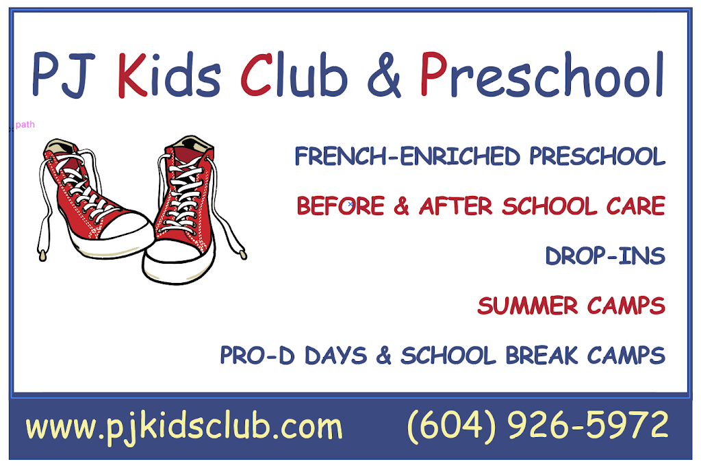 PJ Kids Club and Preschool | 1150 22nd St, West Vancouver, BC V7V 4C4, Canada | Phone: (604) 926-5972