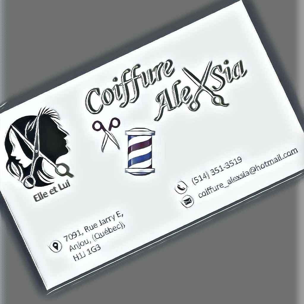 Coiffure AlexSia | 7091 Rue Jarry E, Anjou, QC H1J 1G3, Canada | Phone: (514) 351-3519