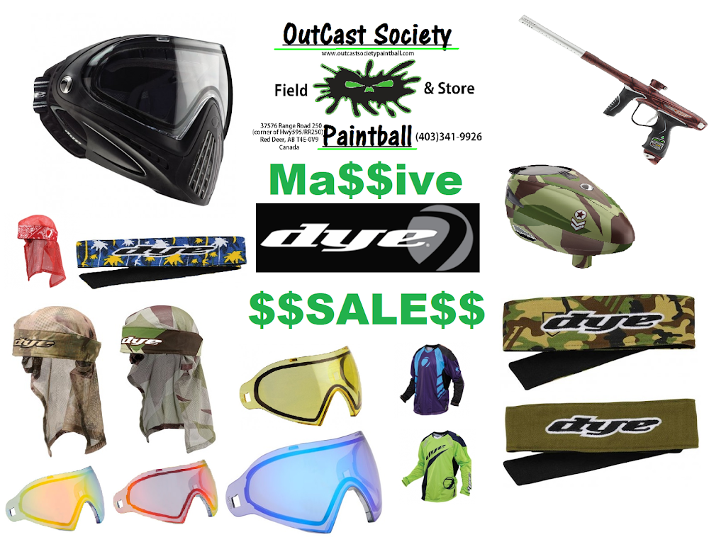 Outcast Society Paintball Field & Store | 37576 Range Rd 250, Alberta T4N 0V9, Canada | Phone: (403) 341-9926