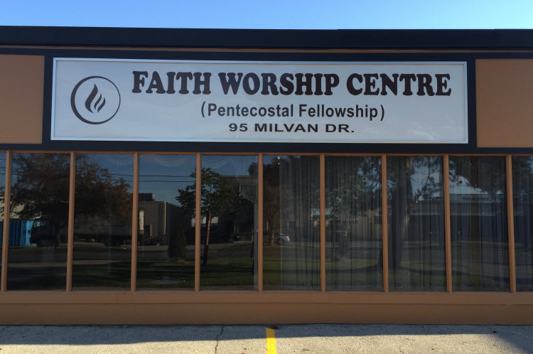 Faith Worship Centre | 95 Milvan Dr, North York, ON M9L 1Z7, Canada | Phone: (416) 633-1886