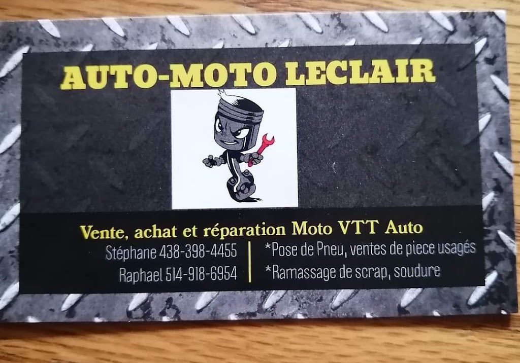 Auto-Moto Leclair | 3441 Mnt Hamilton, Sainte-Julienne, QC J0K 2T0, Canada | Phone: (438) 398-4455