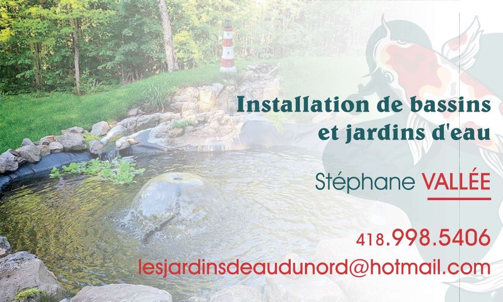 Les Jardins deau du Nord | 1522 Rue Jacques-Bédard, Québec, QC G3G 0B8, Canada | Phone: (418) 998-5406