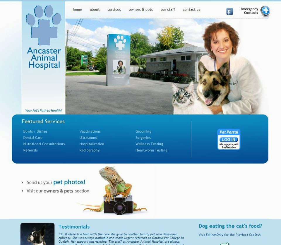 Ancaster Animal Hospital | 110 Wilson St W, Ancaster, ON L9G 1N3, Canada | Phone: (905) 648-2142