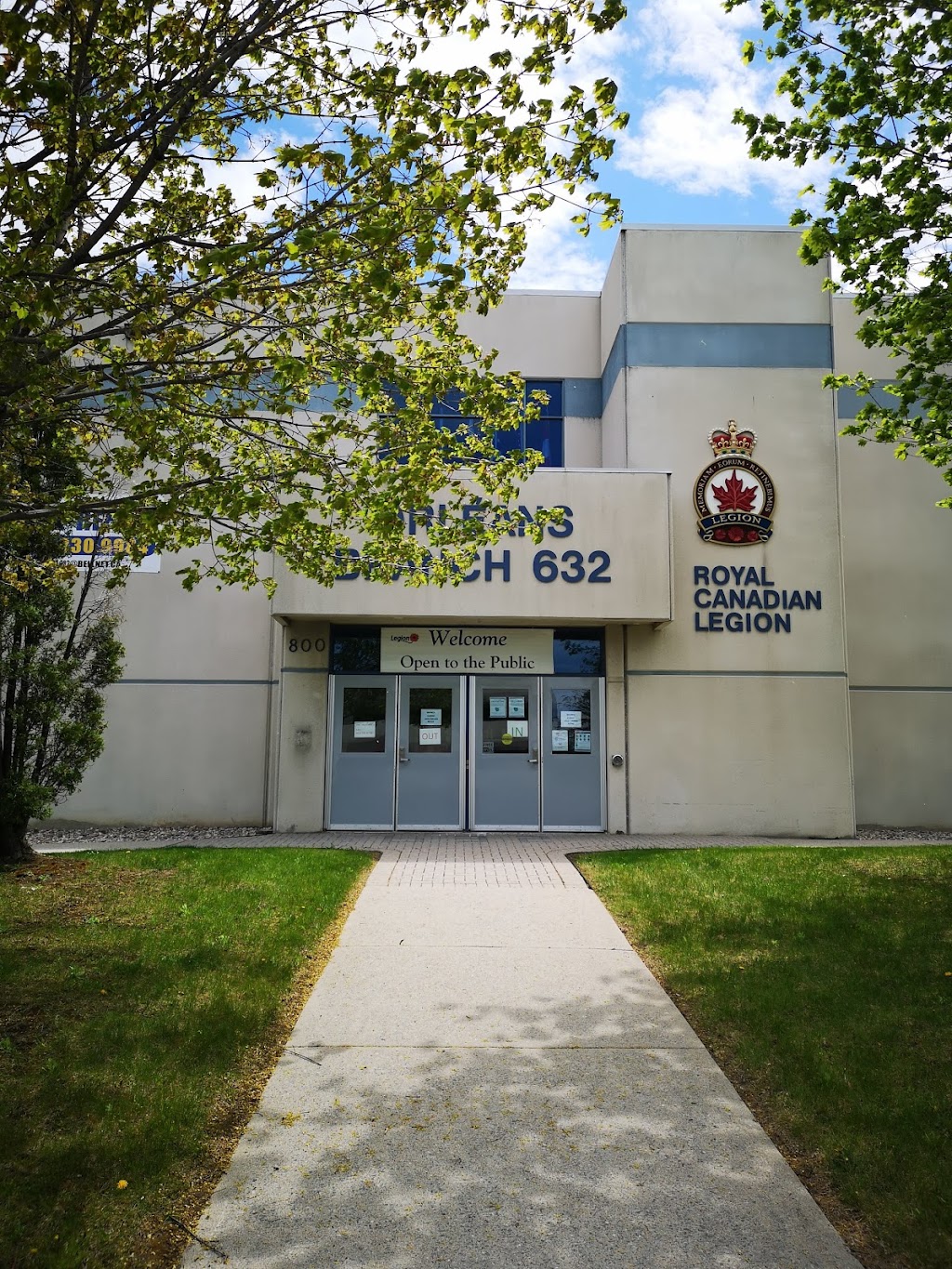 Royal Canadian Legion Branch 632 | 800 Taylor Creek Dr, Orléans, ON K4A 0Z9, Canada | Phone: (613) 830-9984