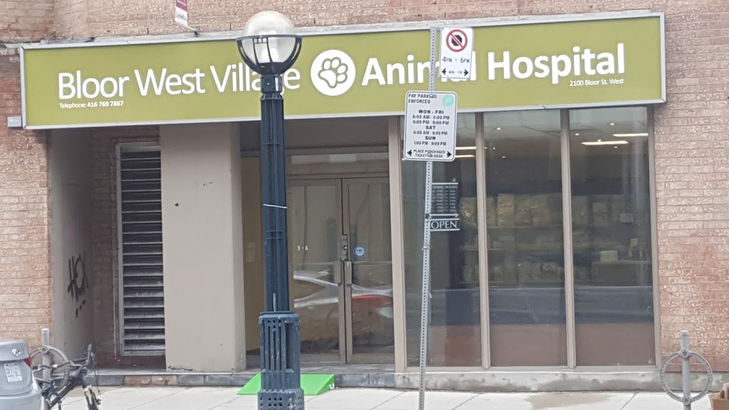 Bloor West Village Animal Hospital | 2100 Bloor St W, Toronto, ON M6S 1M7, Canada | Phone: (416) 769-7867