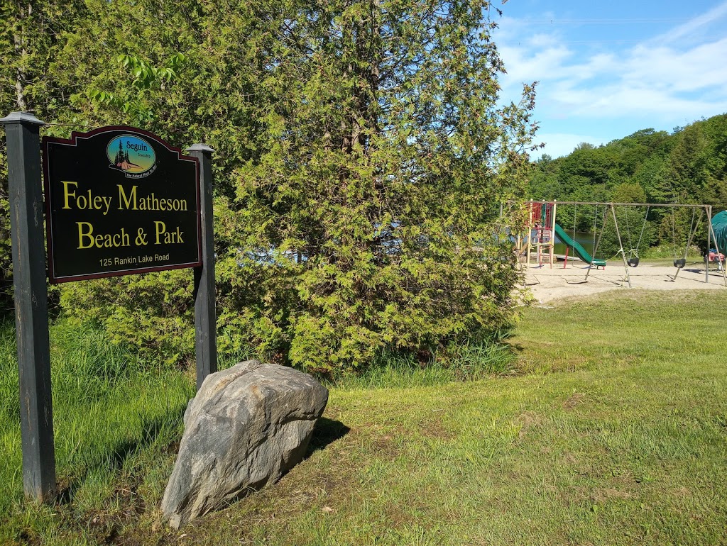 Foley Matheson Park and Beach | 125 Rankin Lake Rd, Parry Sound, ON P2A 2W8, Canada | Phone: (705) 732-4300