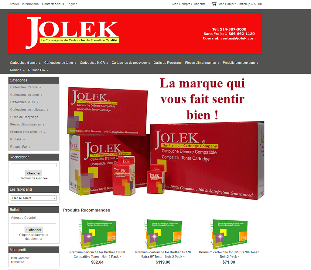 Jolek Inc. | 1938 Boulevard des Laurentides, Vimont, QC H7M 2R3, Canada | Phone: (866) 662-1120