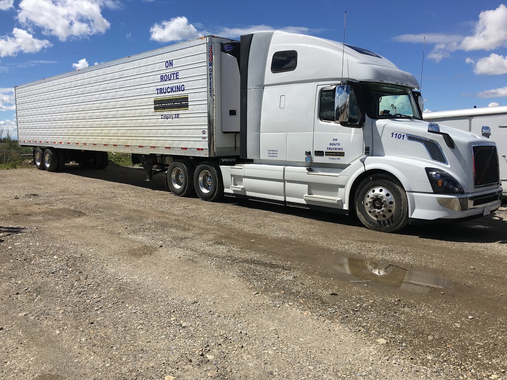 On Route trucking | 41 Templegreen Rd NE, Calgary, AB T1Y 4Y9, Canada | Phone: (403) 807-3636